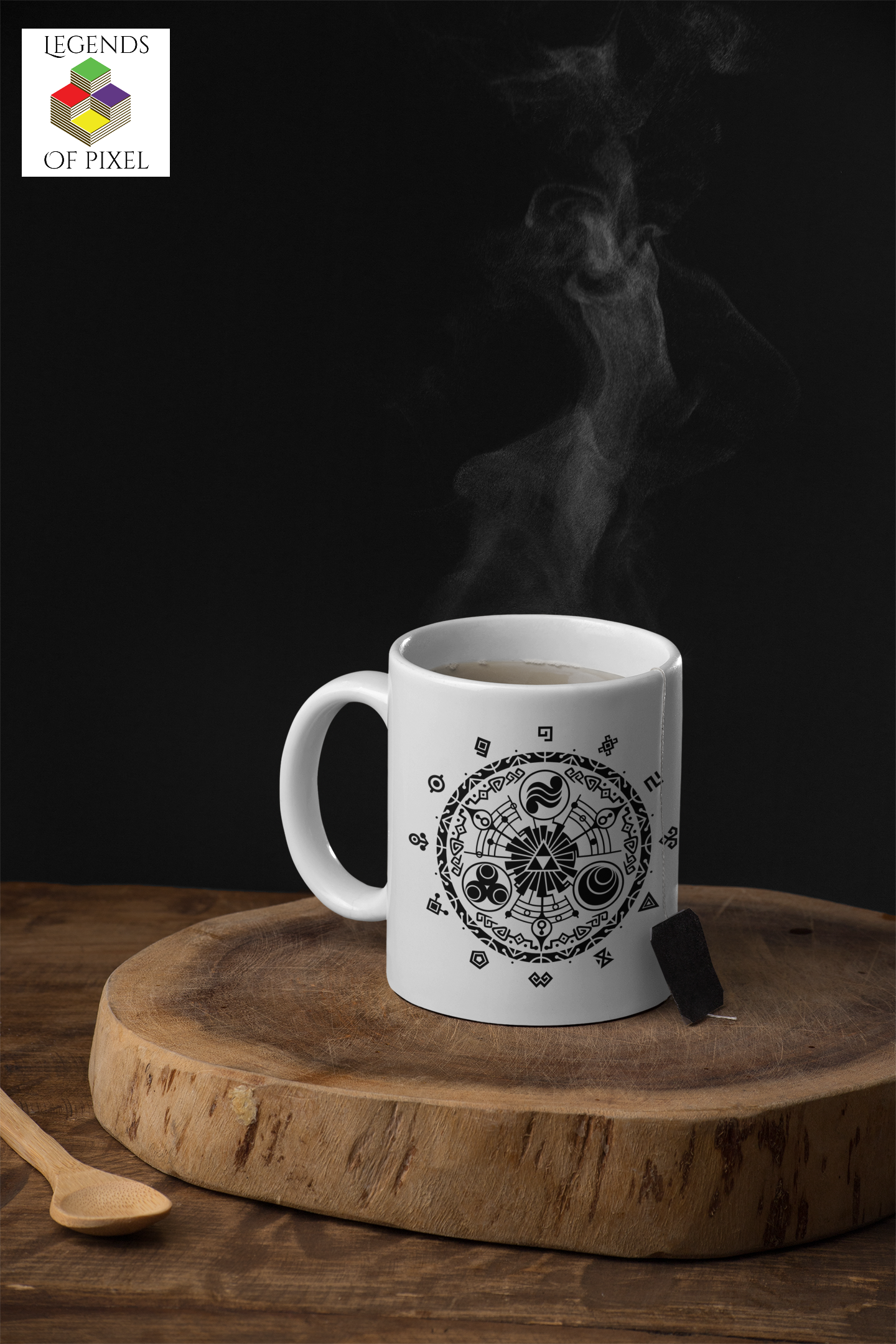 Autocollant pour tasse La porte du temps Zelda Ocarina Of Time