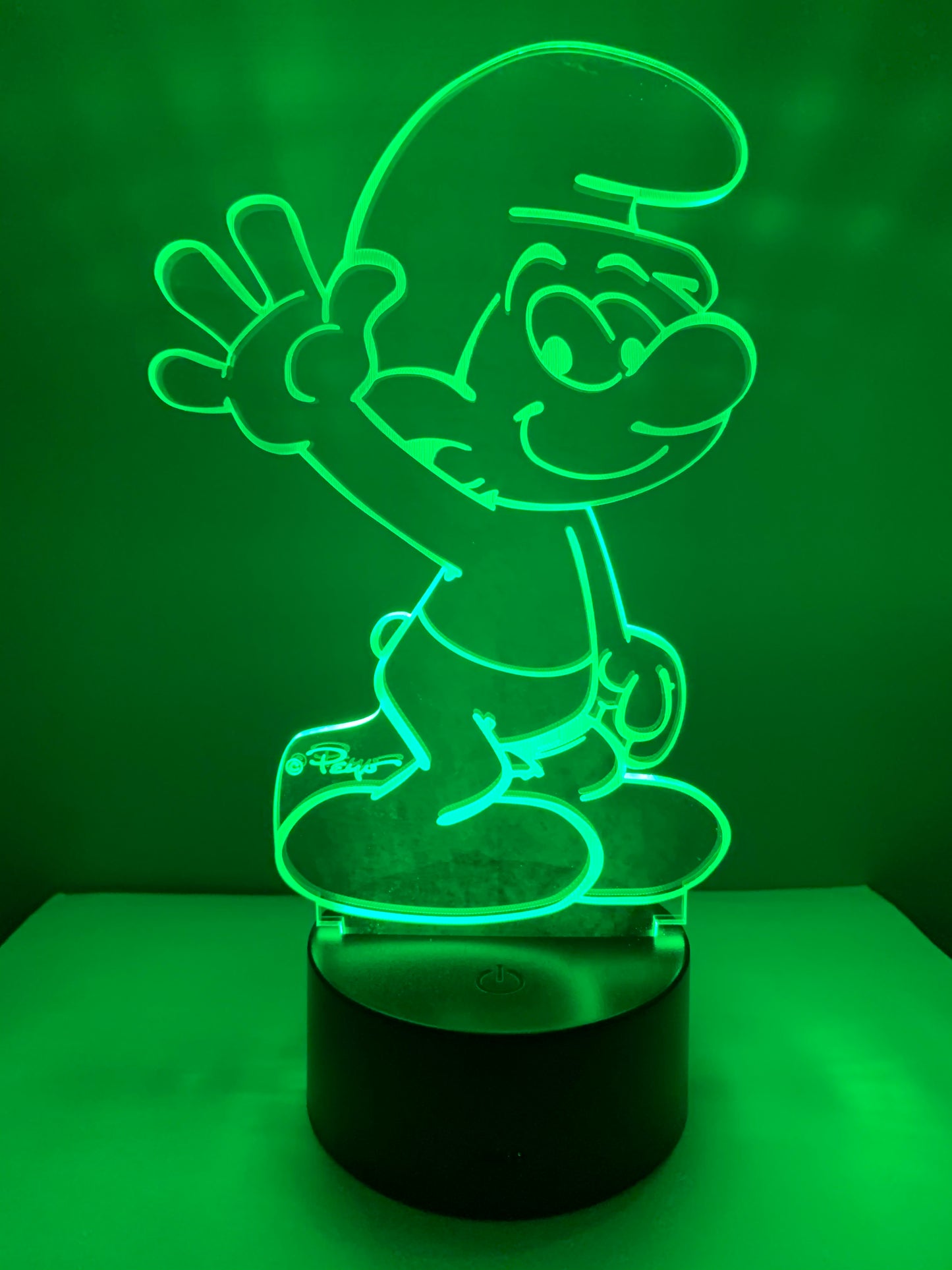 Lampe 3D DEL Les Schtroumpfs