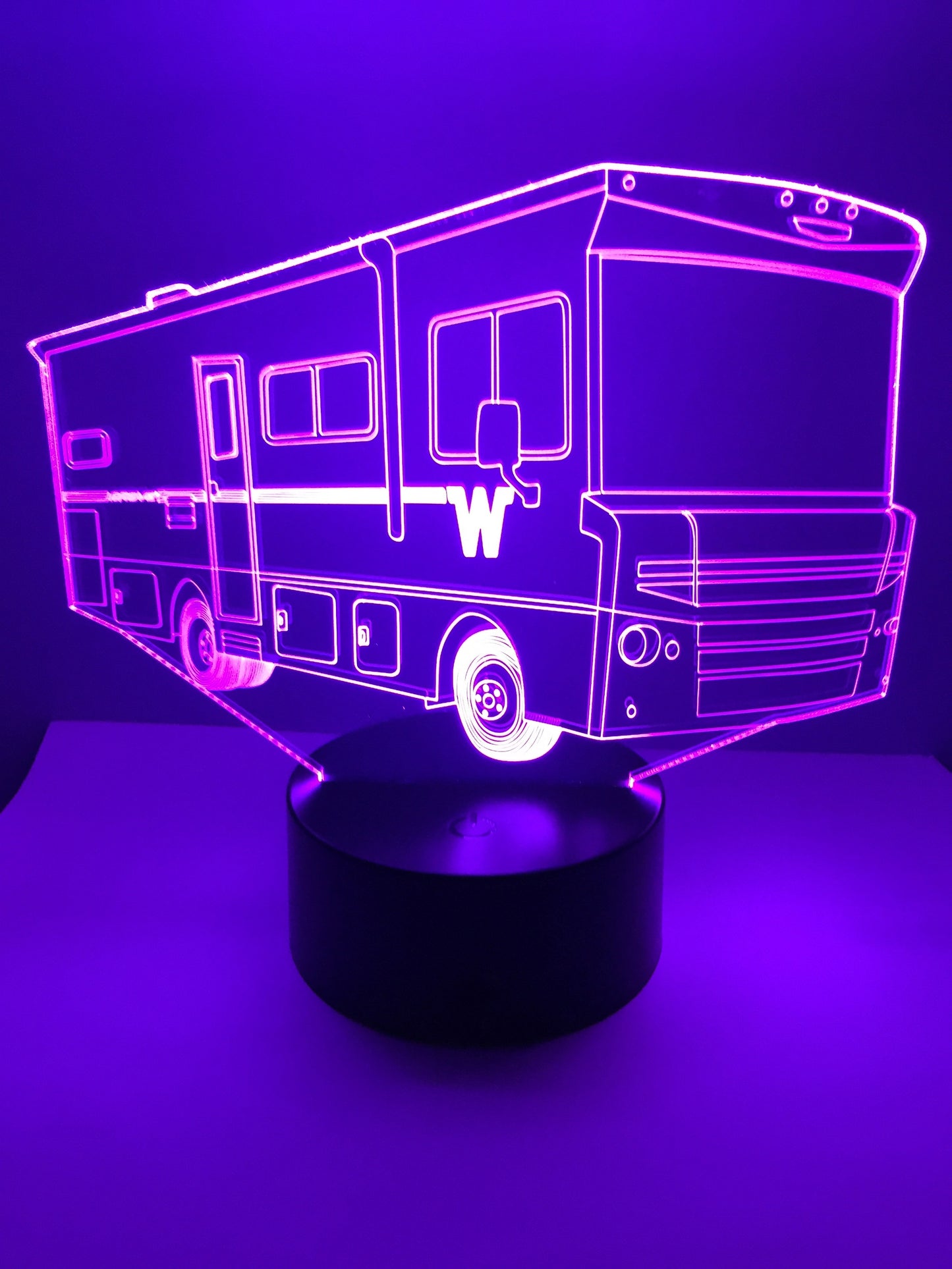 Lampe 3D DEL Campeur Motorisé VR (Camping)