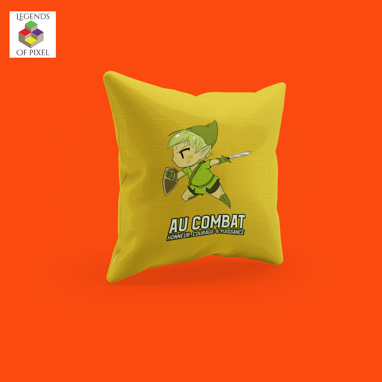 Housse de coussin Au Combat