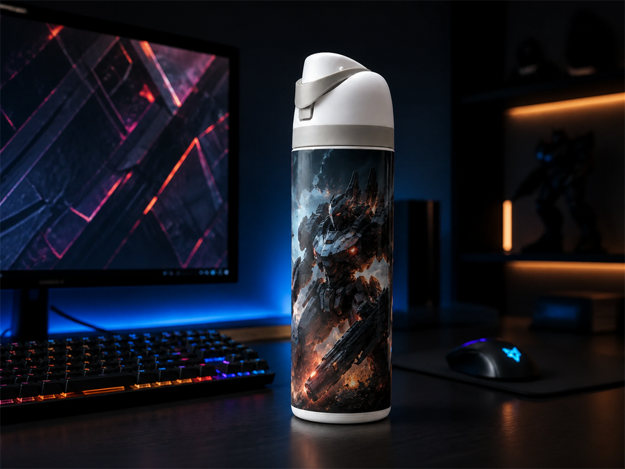Gourde isotherme de type Owala 24 oz personnalisée