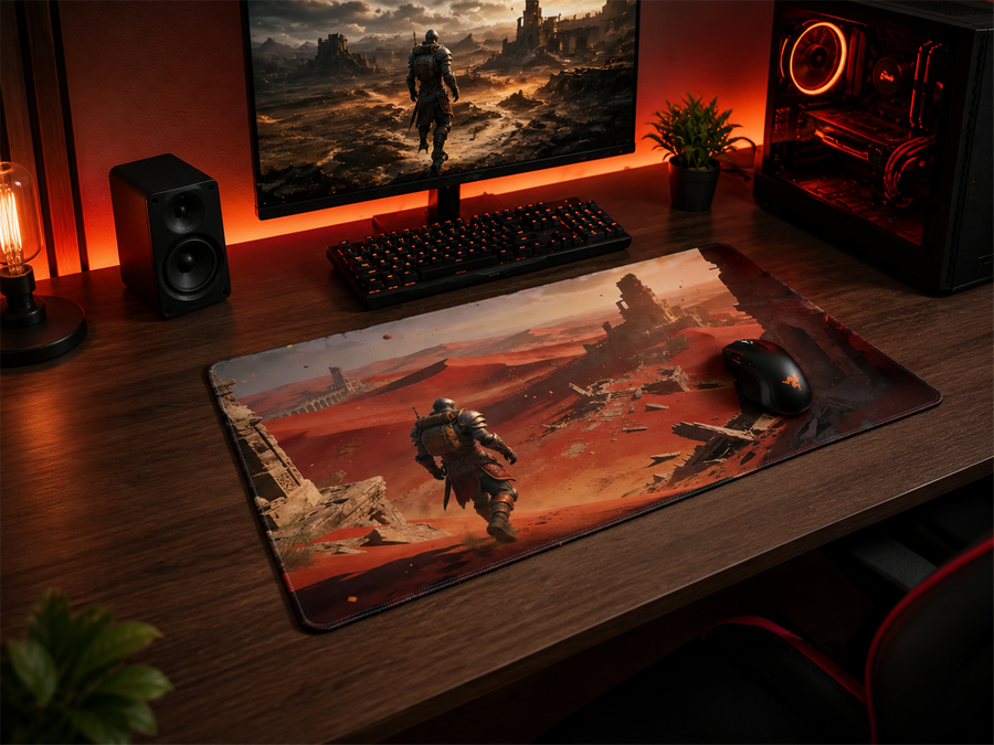 Tapis de souris XL – Désert fantasy – 24 × 14 po