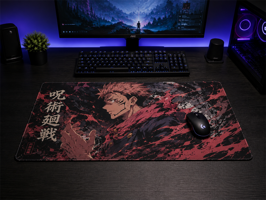 Tapis de souris XL personnalisé – 24 × 14 po