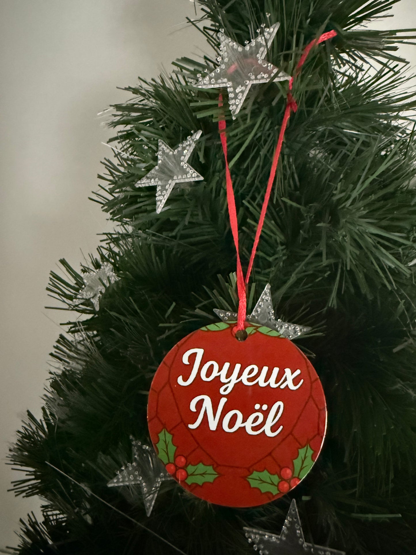 Ornement de Noël "Je déteste Noël mais j’adore le Baileys"