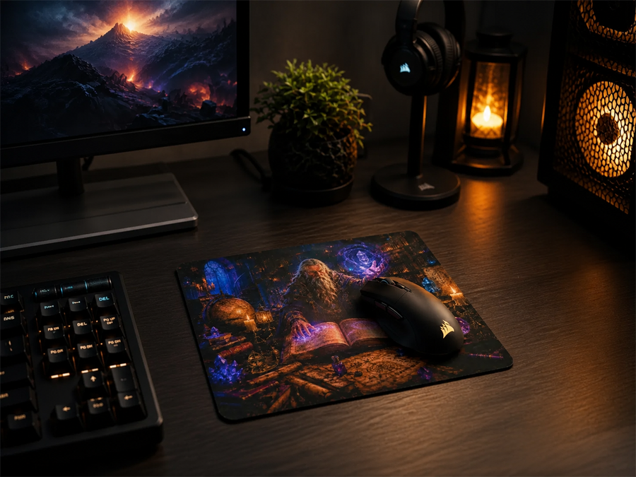 Tapis de souris personnalisé – 10 × 8 po