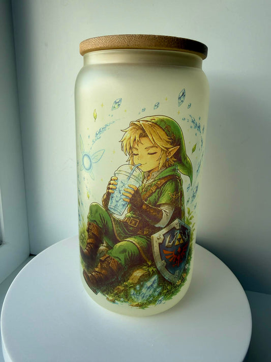 Verre givré Link thermoréactif 16 oz – Verre qui change de couleur avec boisson froide