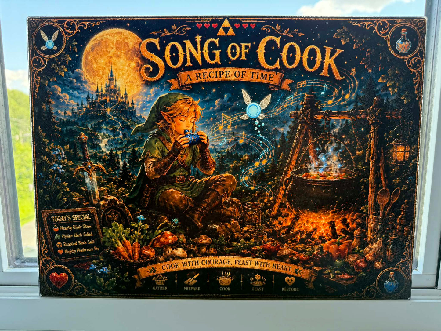 Planche à découper en verre trempé – Song of Cook | A Recipe of Time