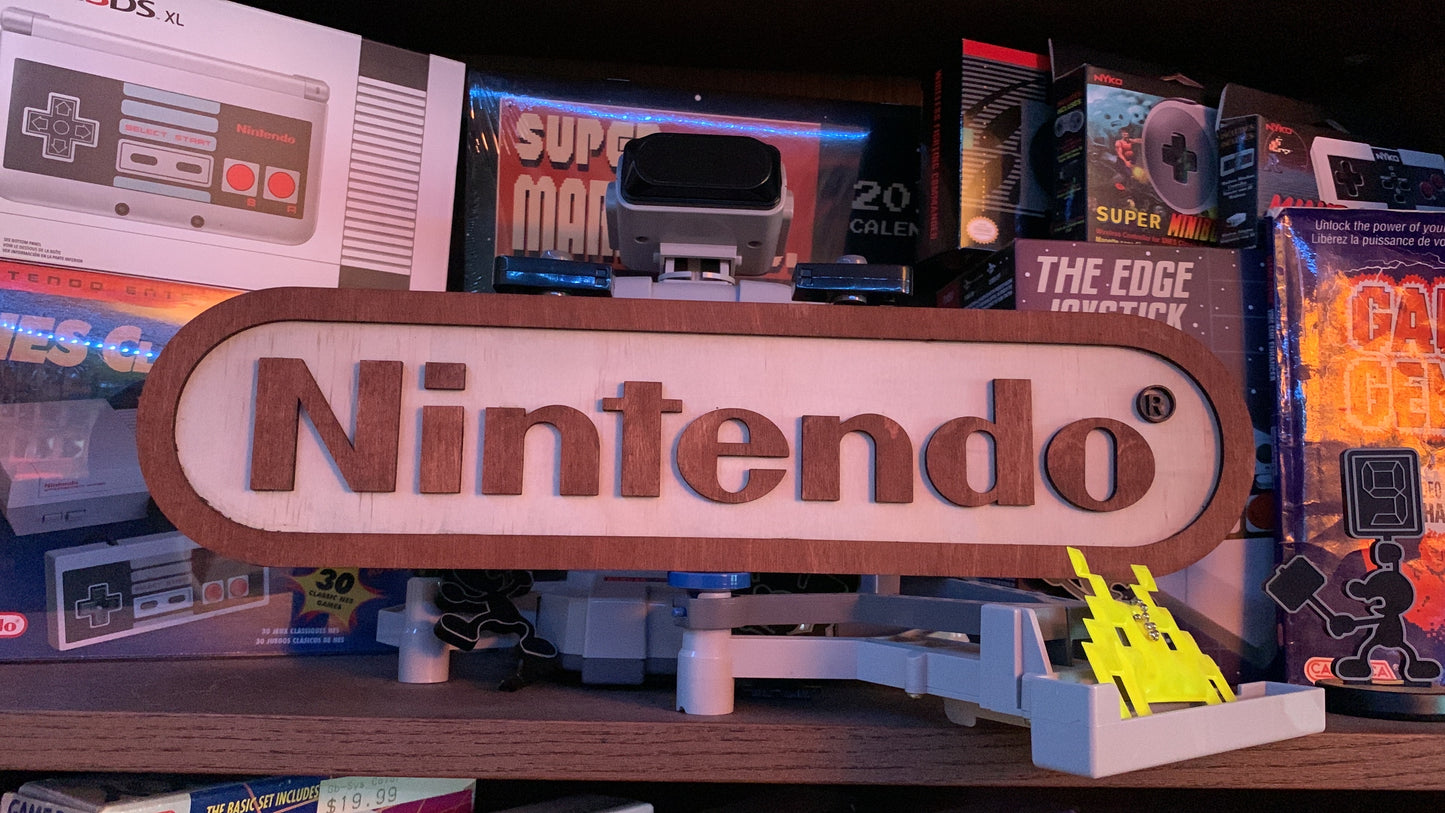 Enseigne en bois teinte personnalisée (Ton nom, Gamertag)