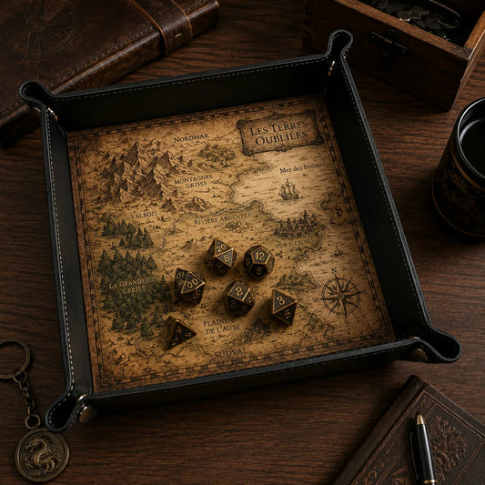 Plateau à dés fantasy – Les Terres Oubliées