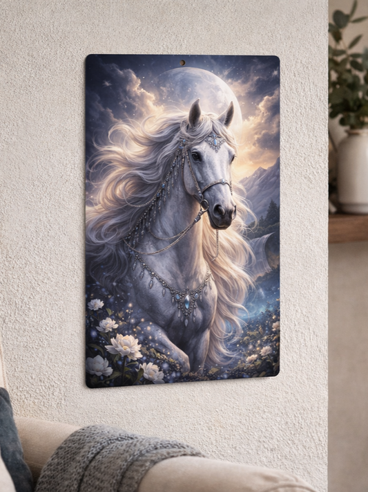 Affiche métal – Cheval Élégant