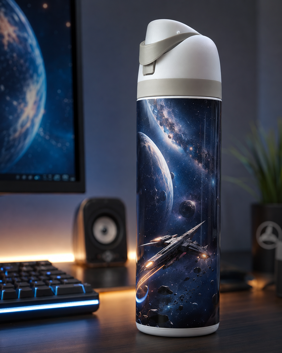 Gourde isotherme de type Owala 24 oz personnalisée