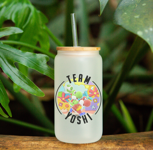 Verre givré isotherme 16 onces Team Yoshi