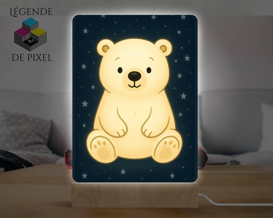 Lampe veilleuse DEL Petit ourson