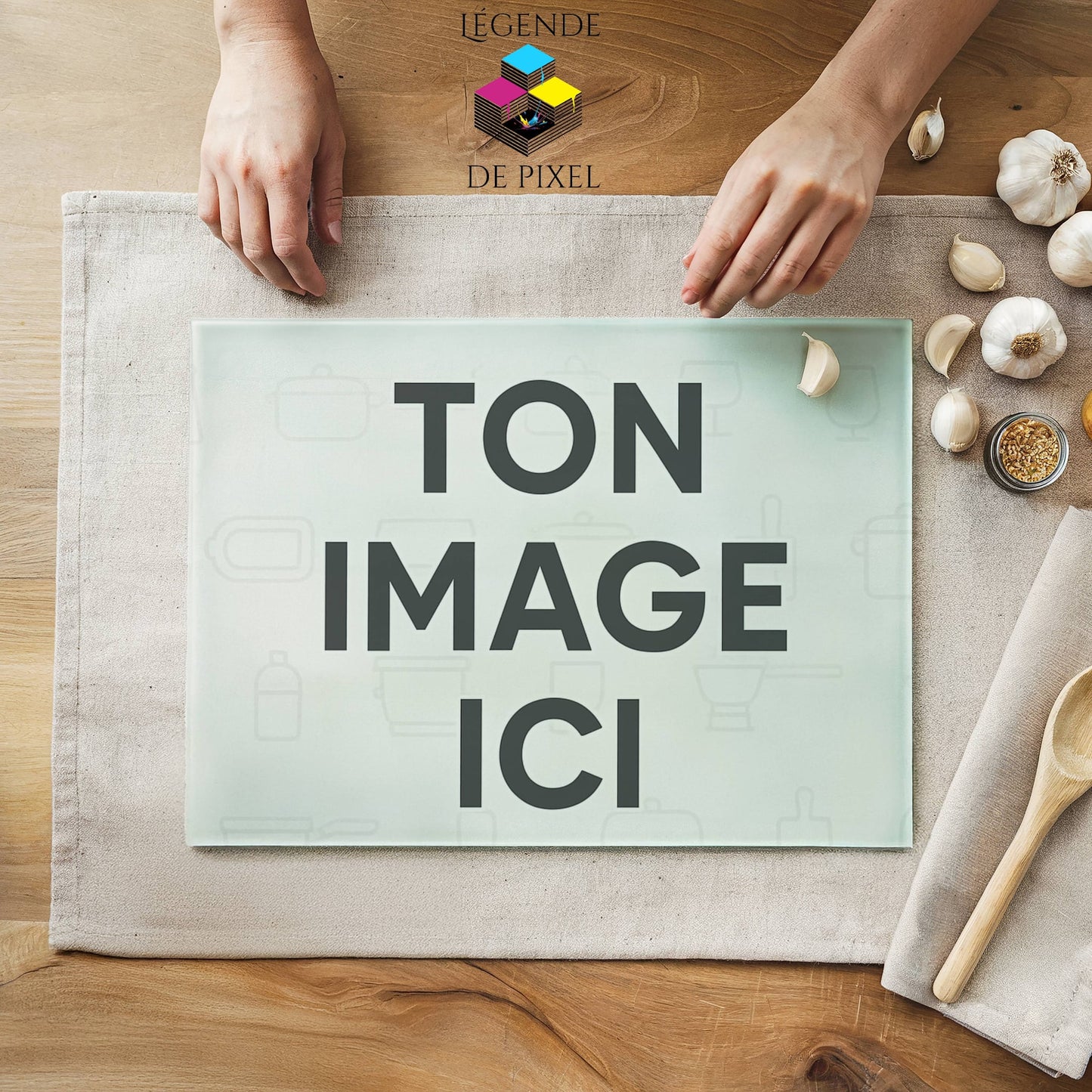 Planche à découper personnalisée