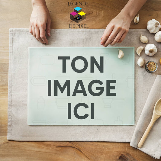 Planche à découper personnalisée