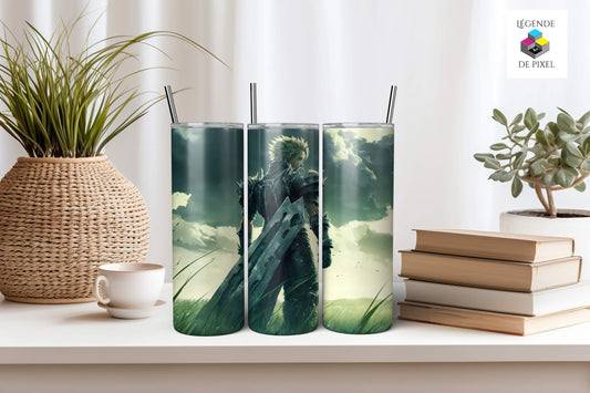 Gourde isotherme 20 oz inspirée de Cloud