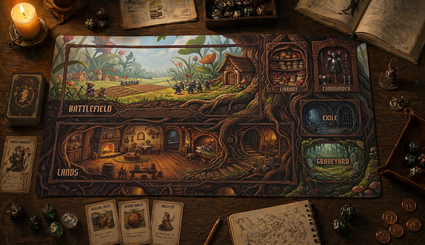 Tapis de jeu MTG – Champ de bataille fantastique