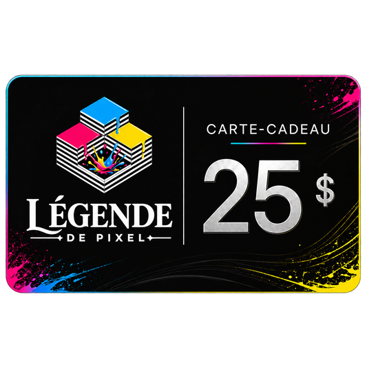 Carte-cadeau Légende de Pixel – cadeau personnalisé