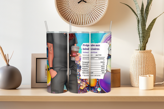 Gourde isotherme 20 onces Préposée aux bénéficiaires
