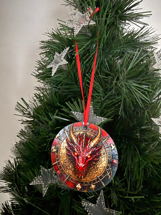 Ornement de Noël Dragon Joyeux Noël🎄