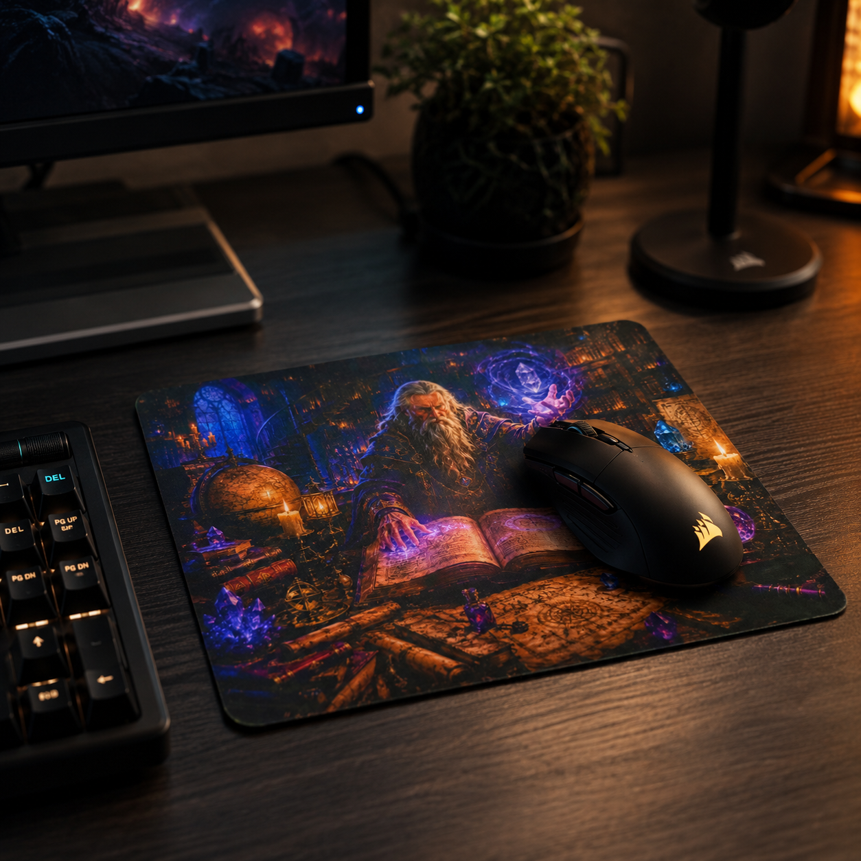 Tapis de souris personnalisé – 10 × 8 po