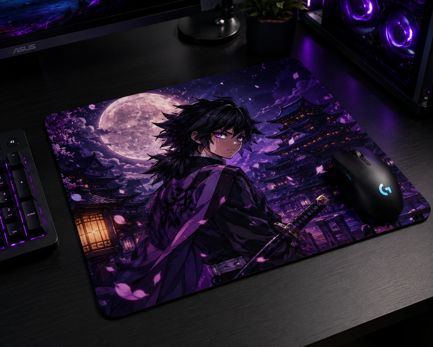Tapis de souris personnalisé – 10 × 8 po