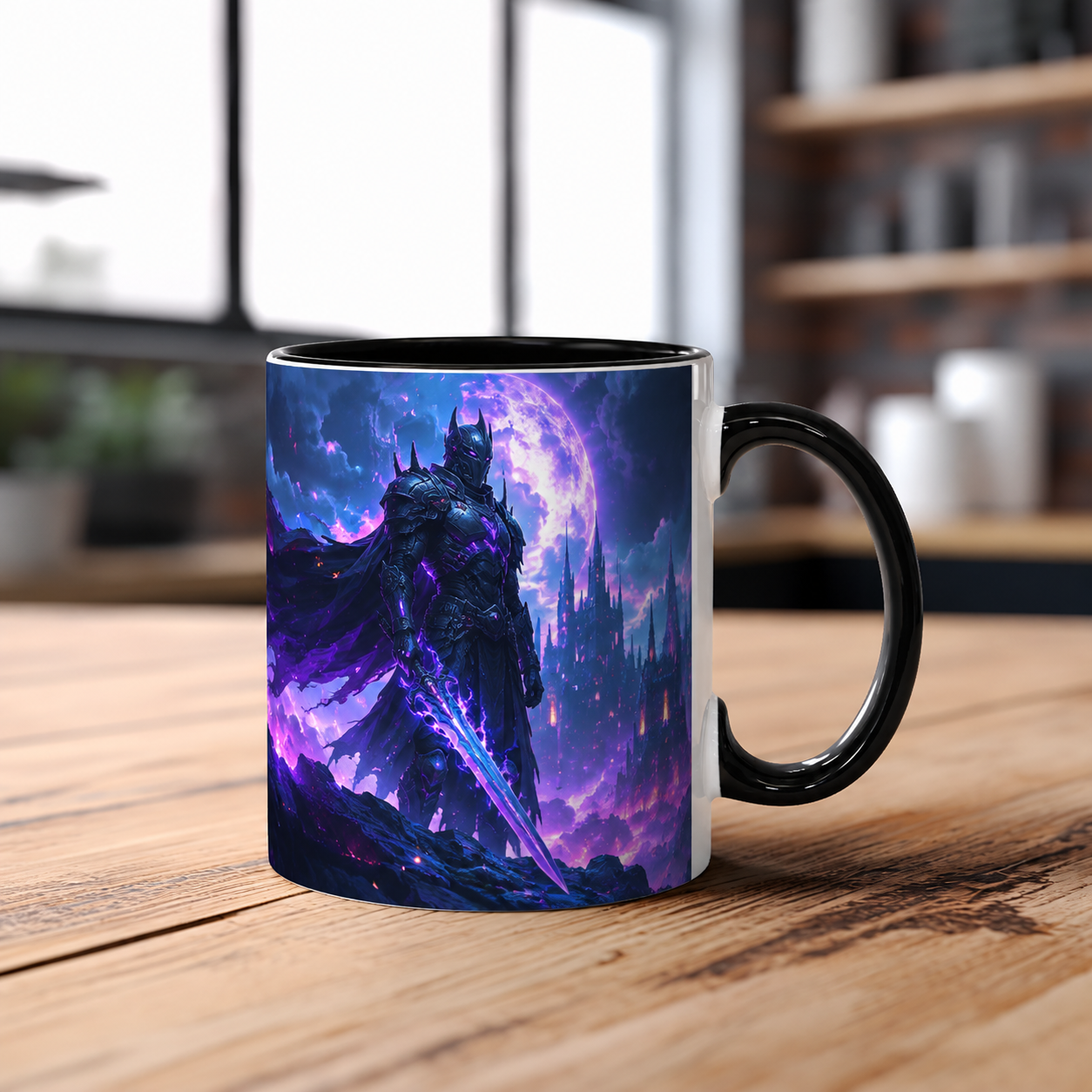Tasse personnalisée 11 oz avec design rétro-futuriste – exemple geek personnalisé