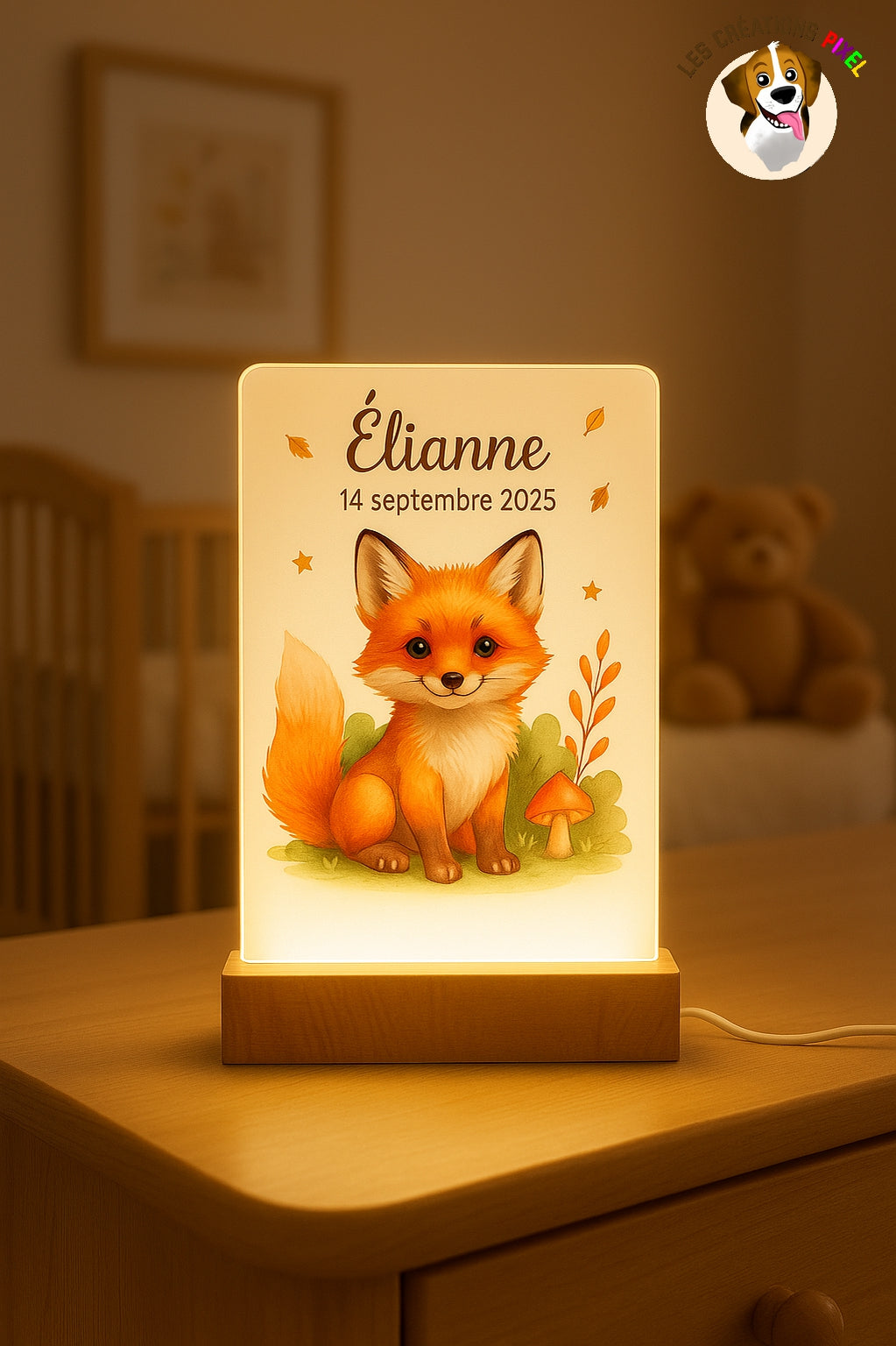 Lampes veilleuses personnalisées – Illuminez vos souvenirs