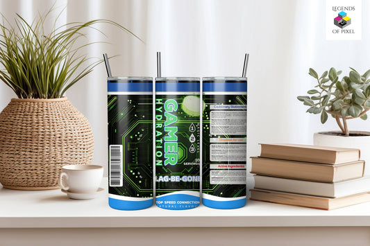 Gourde isotherme 20 onces GAMER hydratation