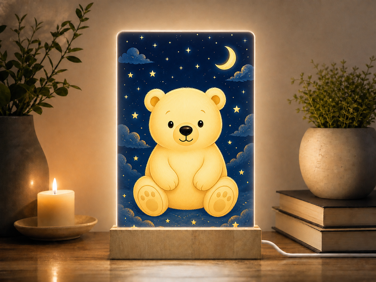 Lampe veilleuse DEL Petit ourson
