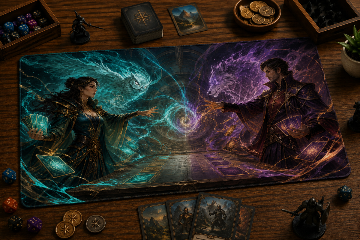 Playmat personnalisé 24 × 14 po