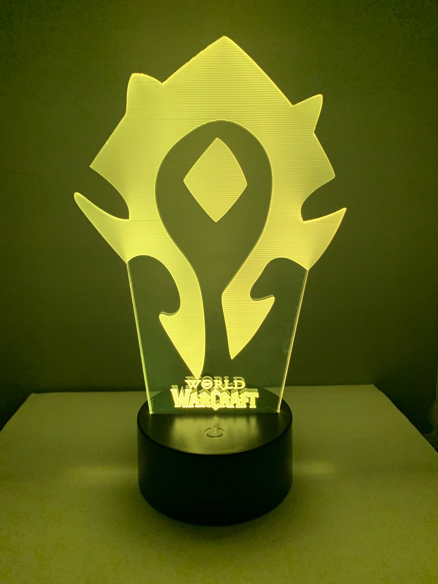 Lampe 3D DEL La Horde World Of Warcraft
