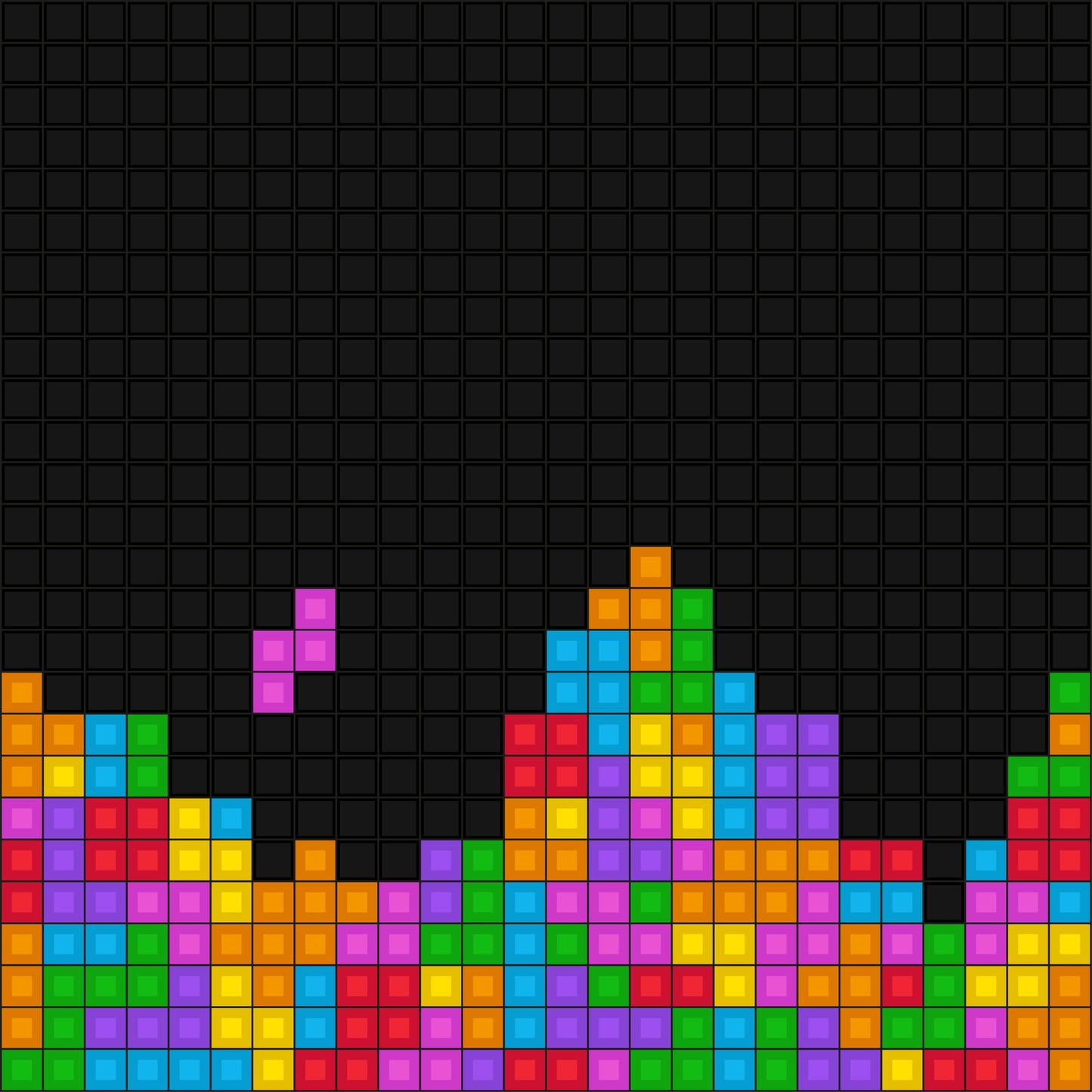 Housse de coussin Une Partie de Tetris