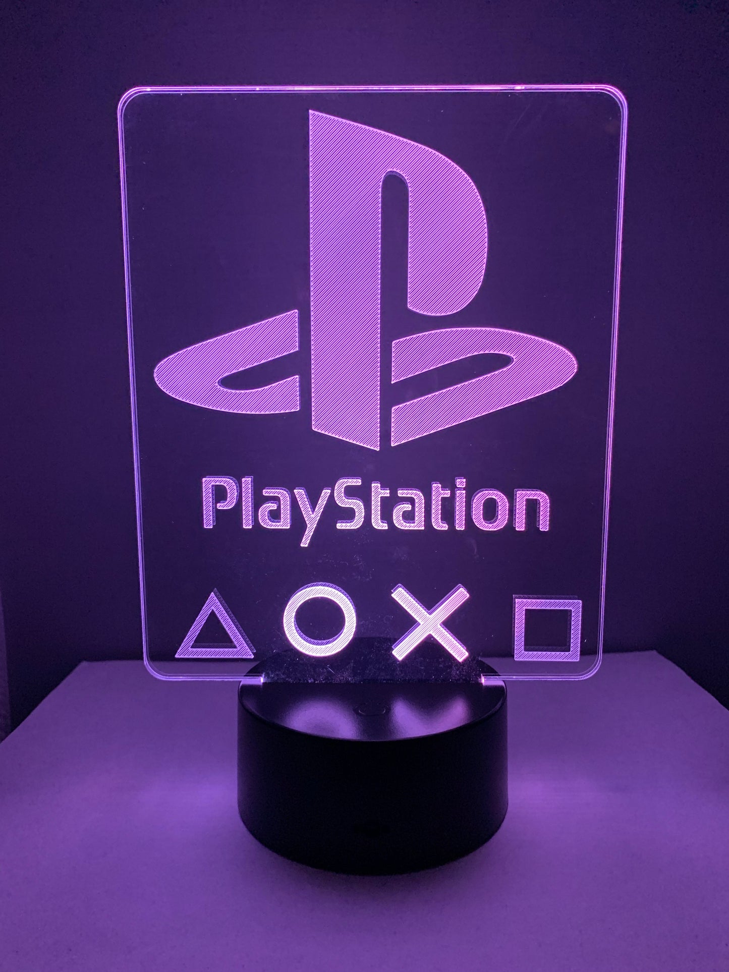 Lampe 3D DEL Logo Playstation