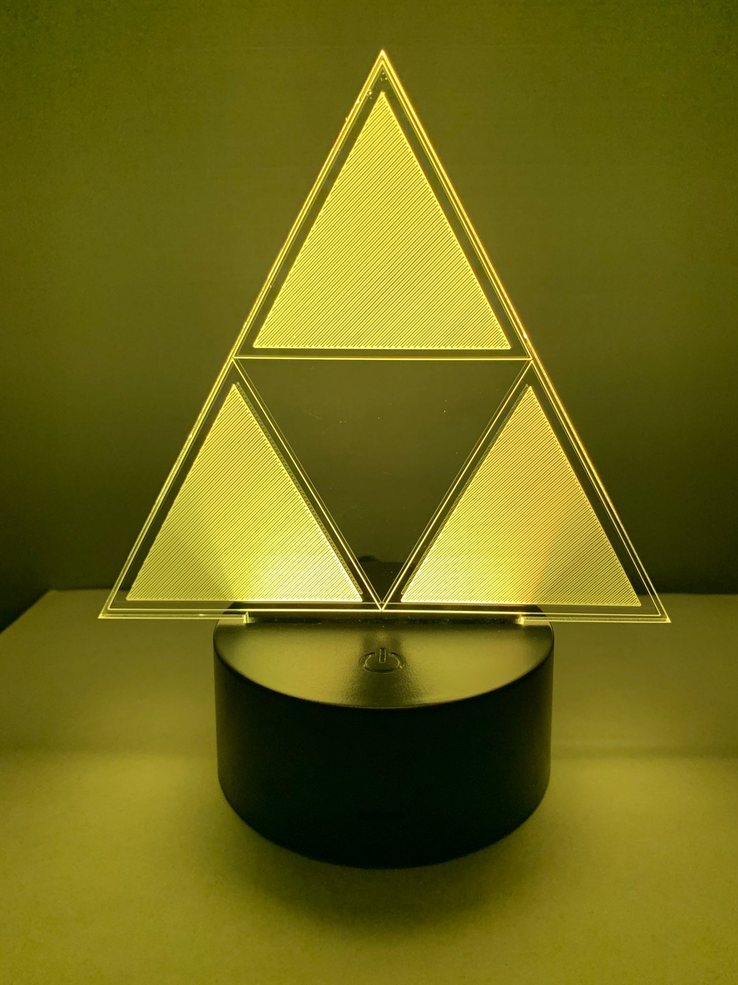 Lampe 3D DEL Triforce Legend Of Zelda