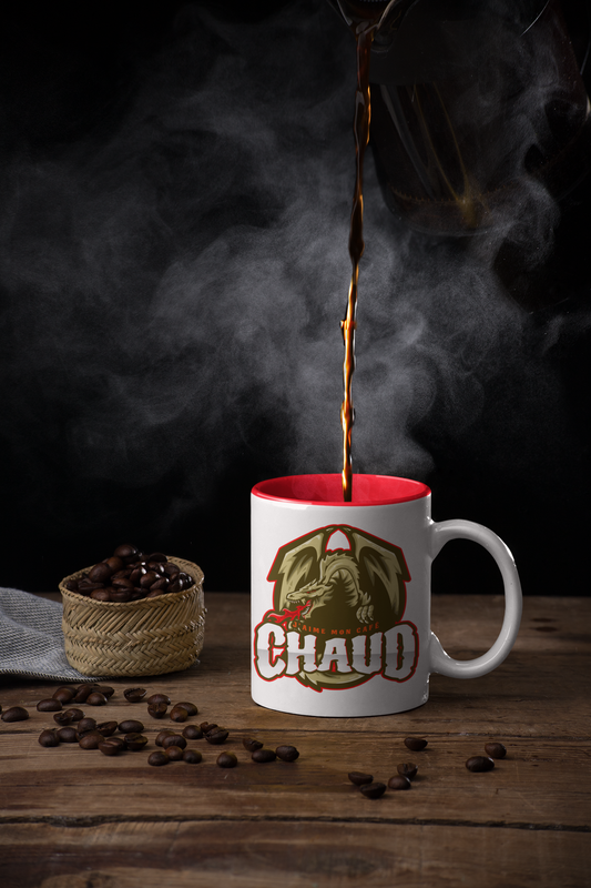 Autocollant pour tasse J’aime mon café chaud