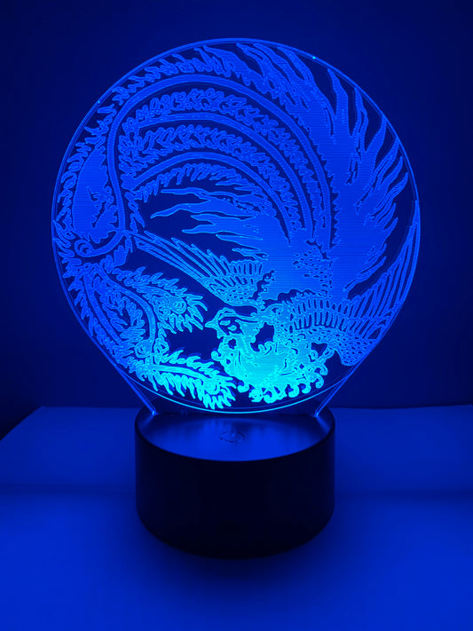 Lampe 3D DEL Logo Shenmue