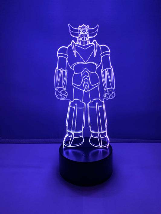 Lampe 3D DEL Goldorak