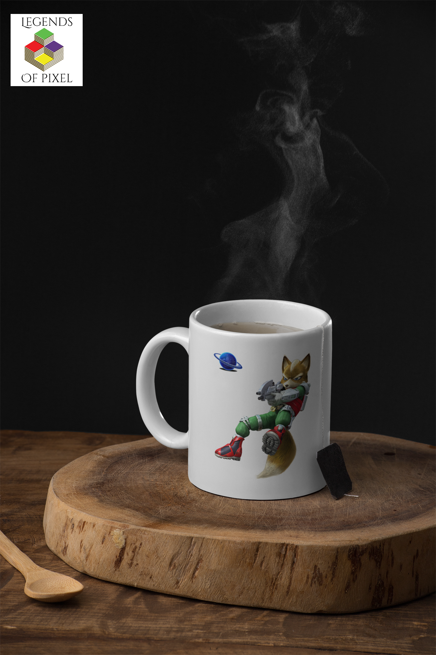 Autocollant pour tasse Fox McCloud Star Fox (Starfox)