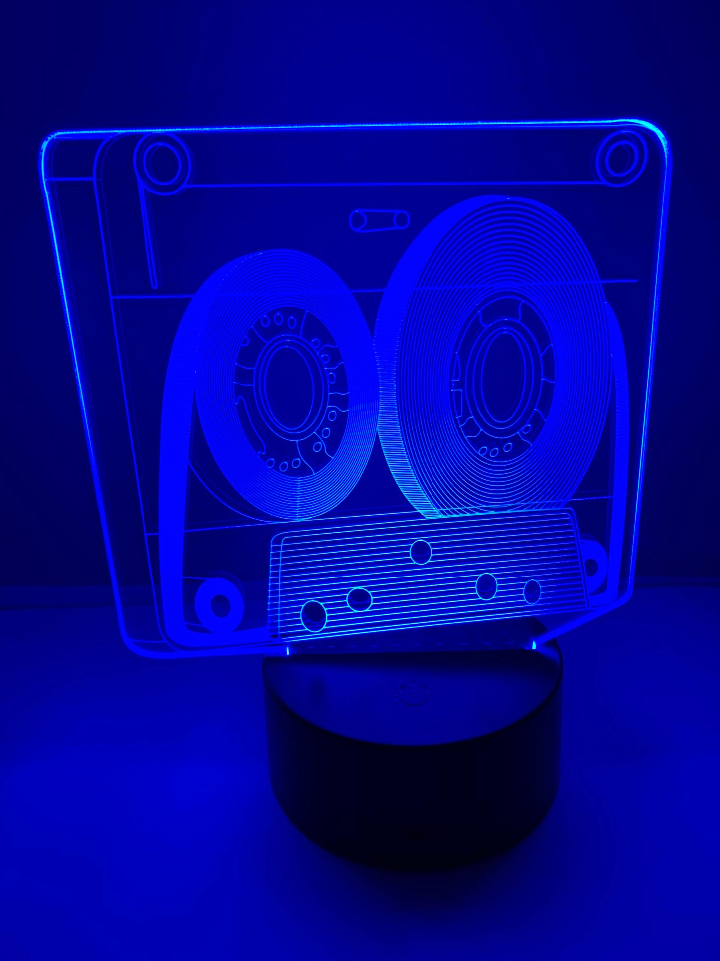 Lampe 3D DEL Rétro Cassette de musique