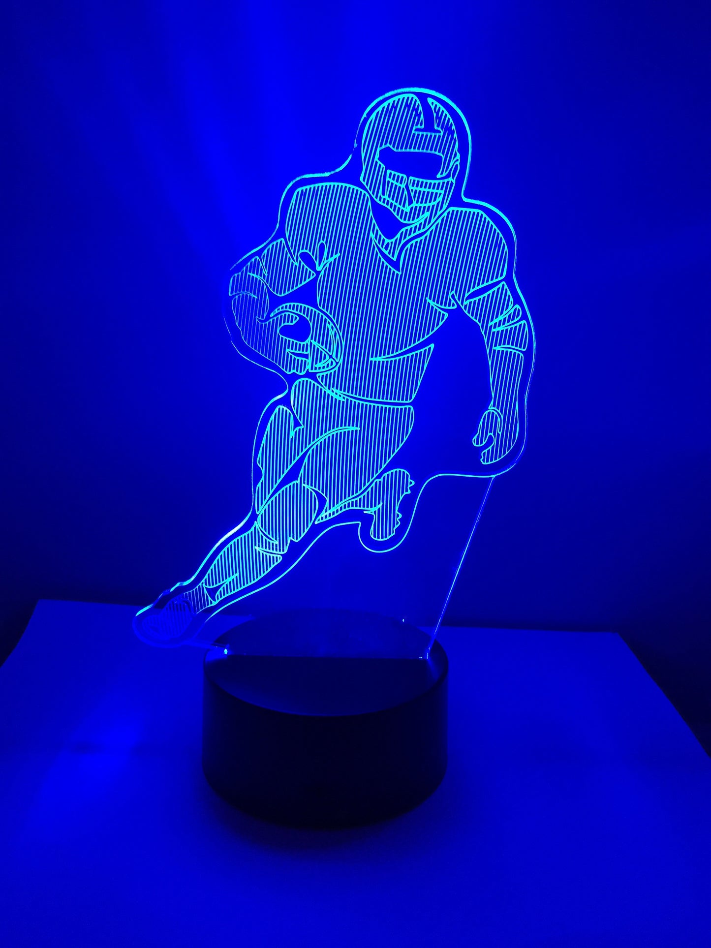 Lampe 3D DEL Joueur de Football