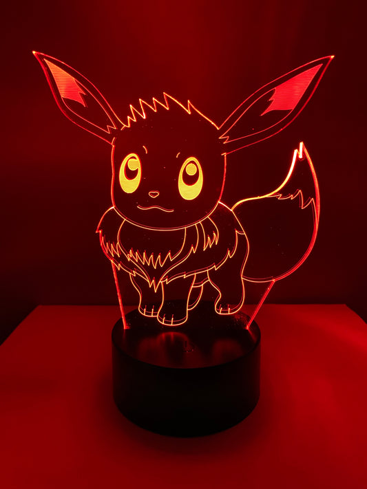 Lampe 3D DEL Eevee Pokémon