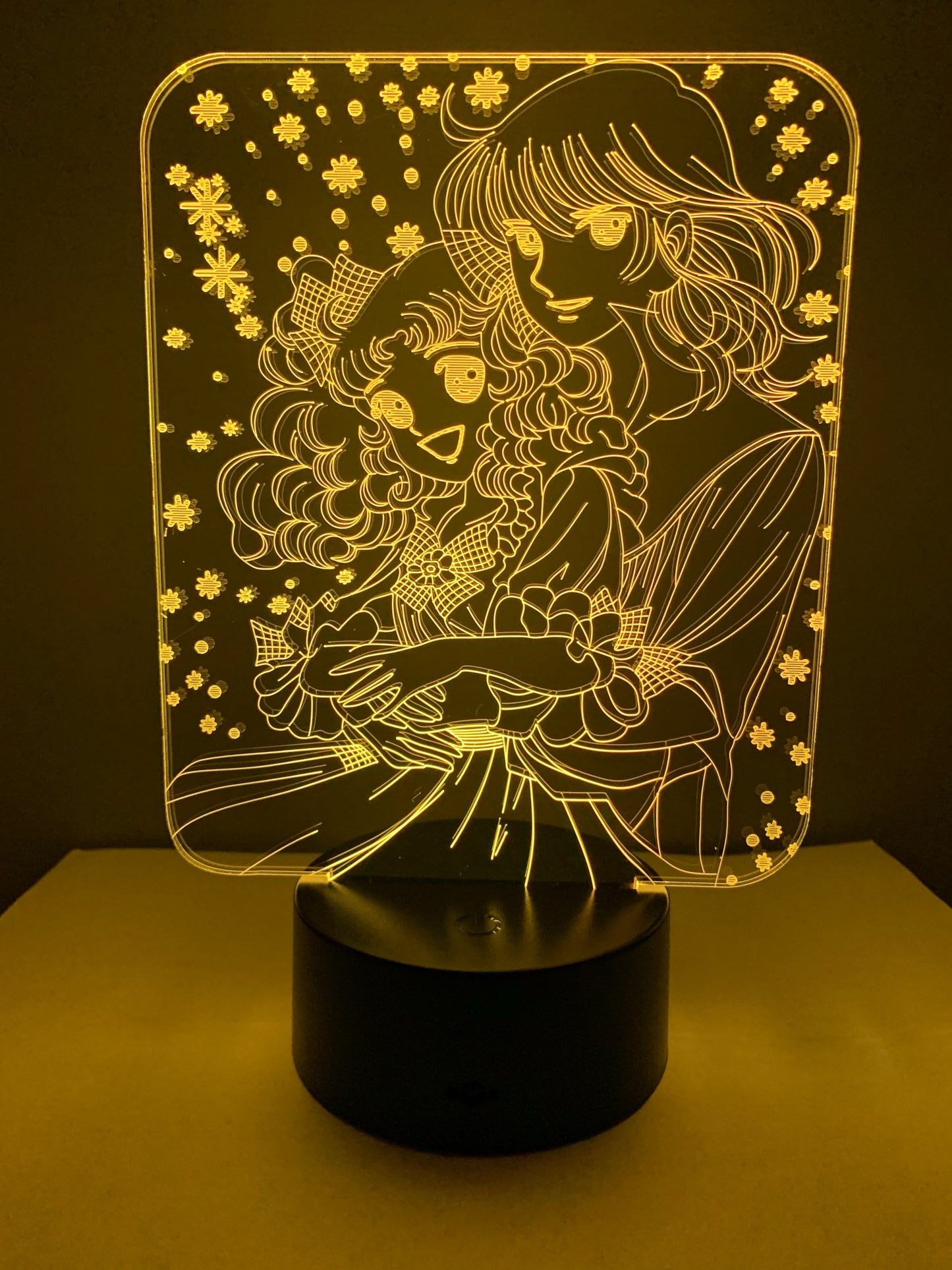 Lampe 3D DEL Candy et son prince
