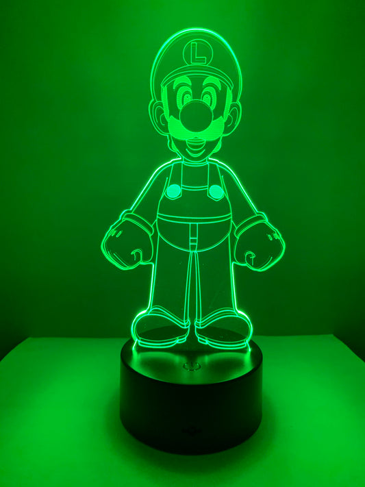 Lampe 3D DEL Luigi Super Mario