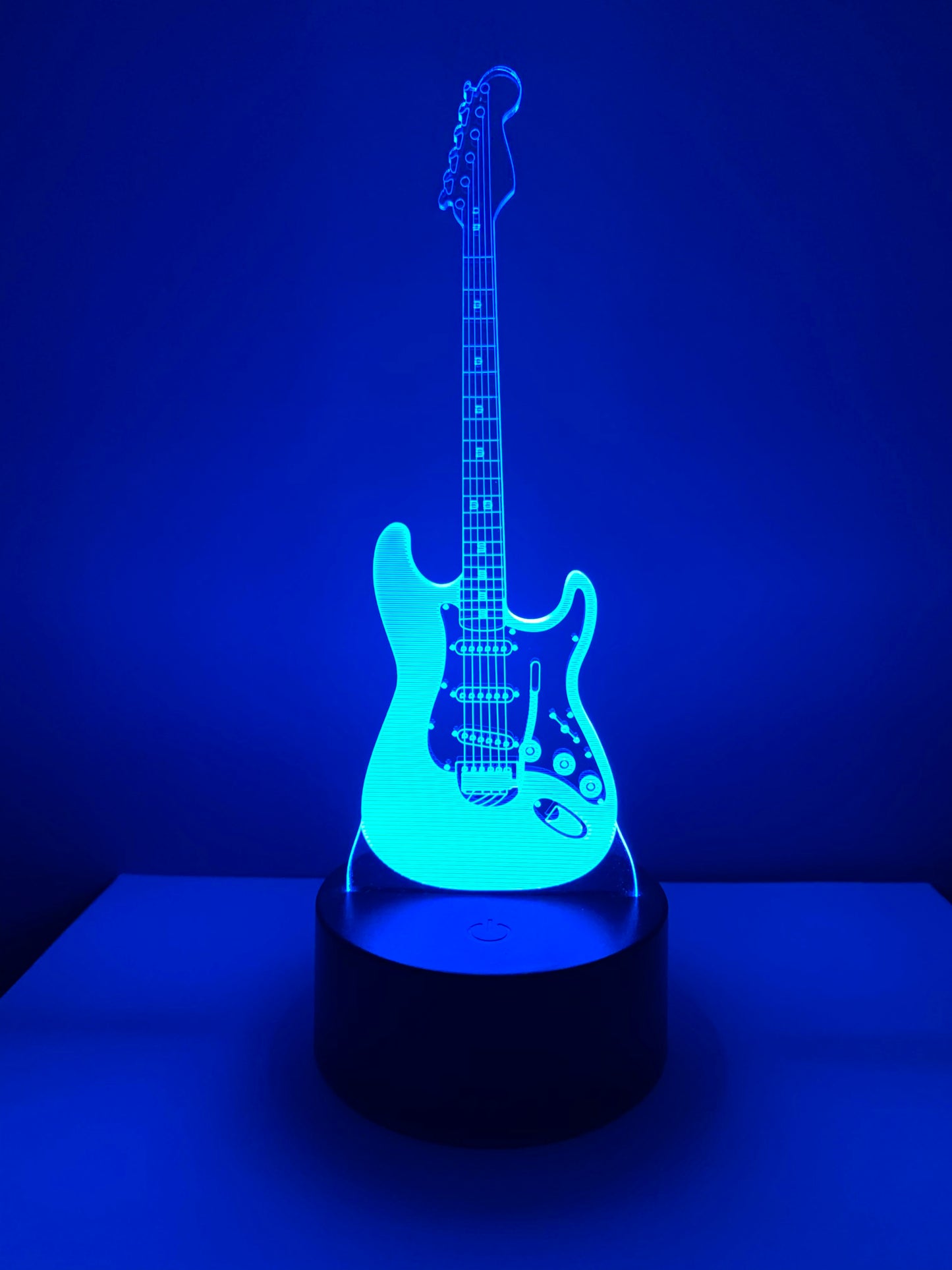 Lampe 3D DEL Guitare électrique (Musique)
