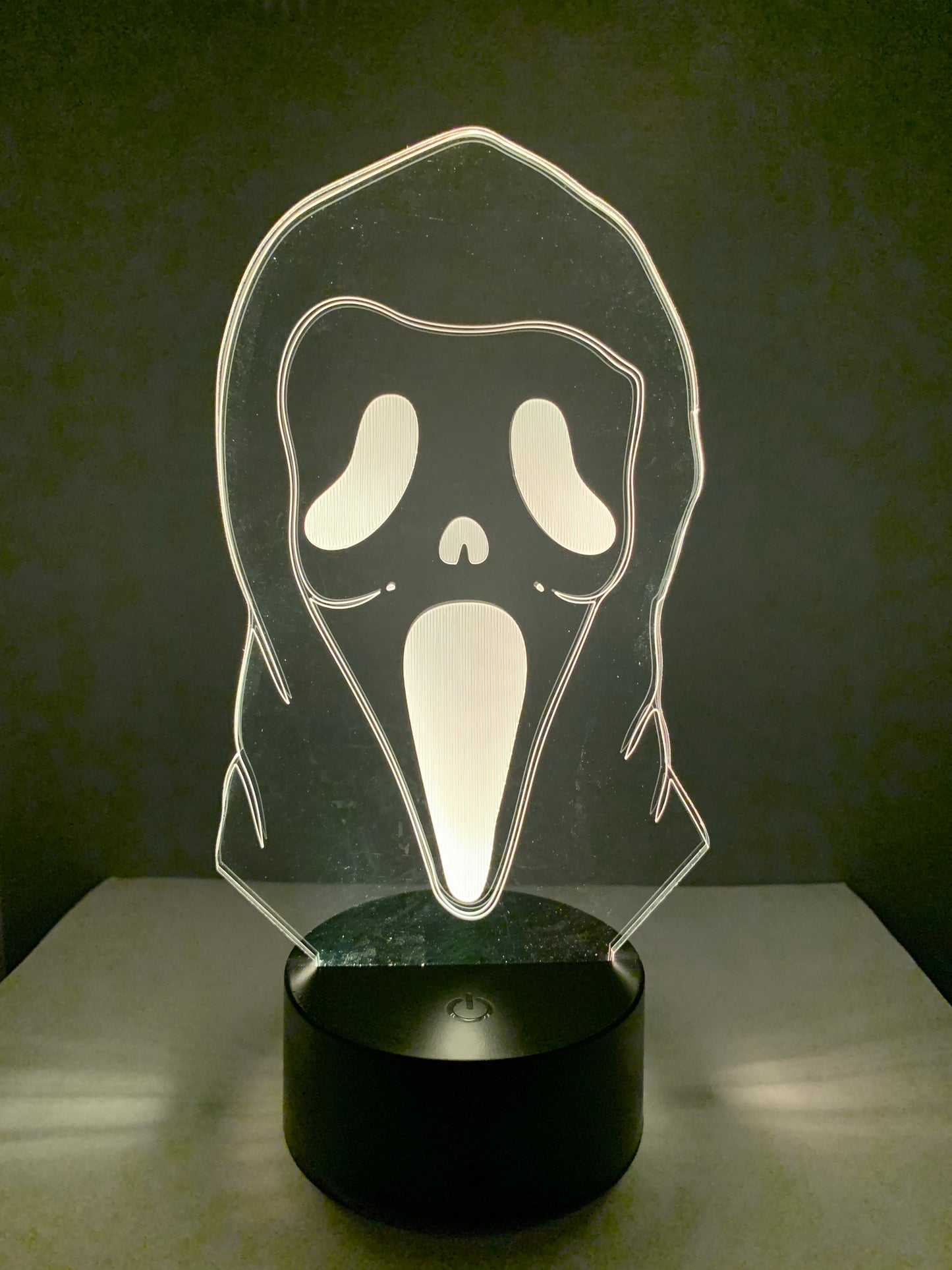 Lampe 3D DEL Masque de Frisson (Film Scream)