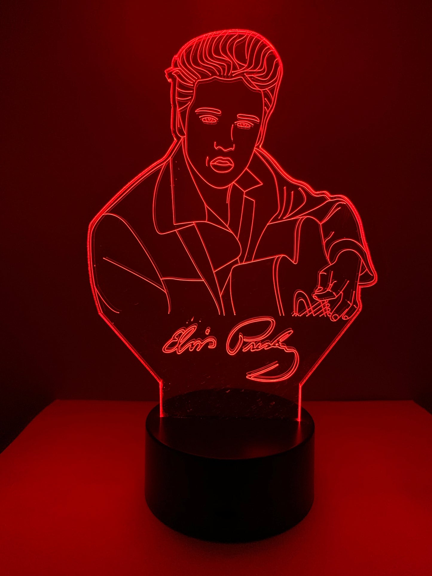 Lampe 3D DEL Elvis Presley