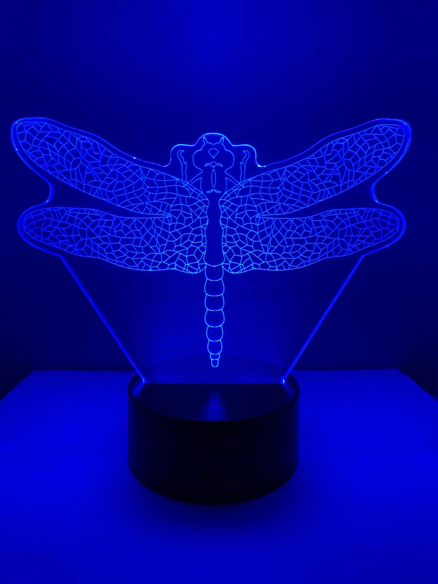 Lampe 3D DEL Libellule