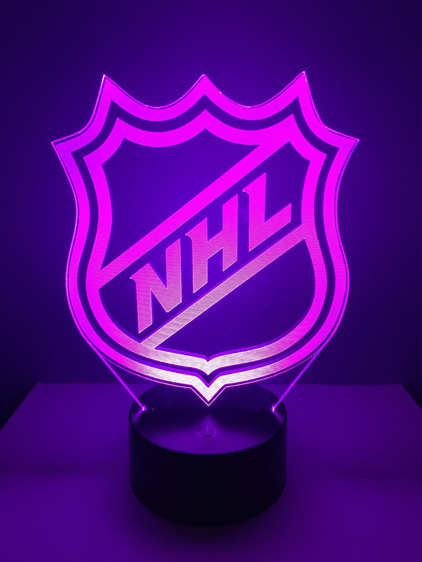 Lampe 3D DEL Hockey Logo NHL