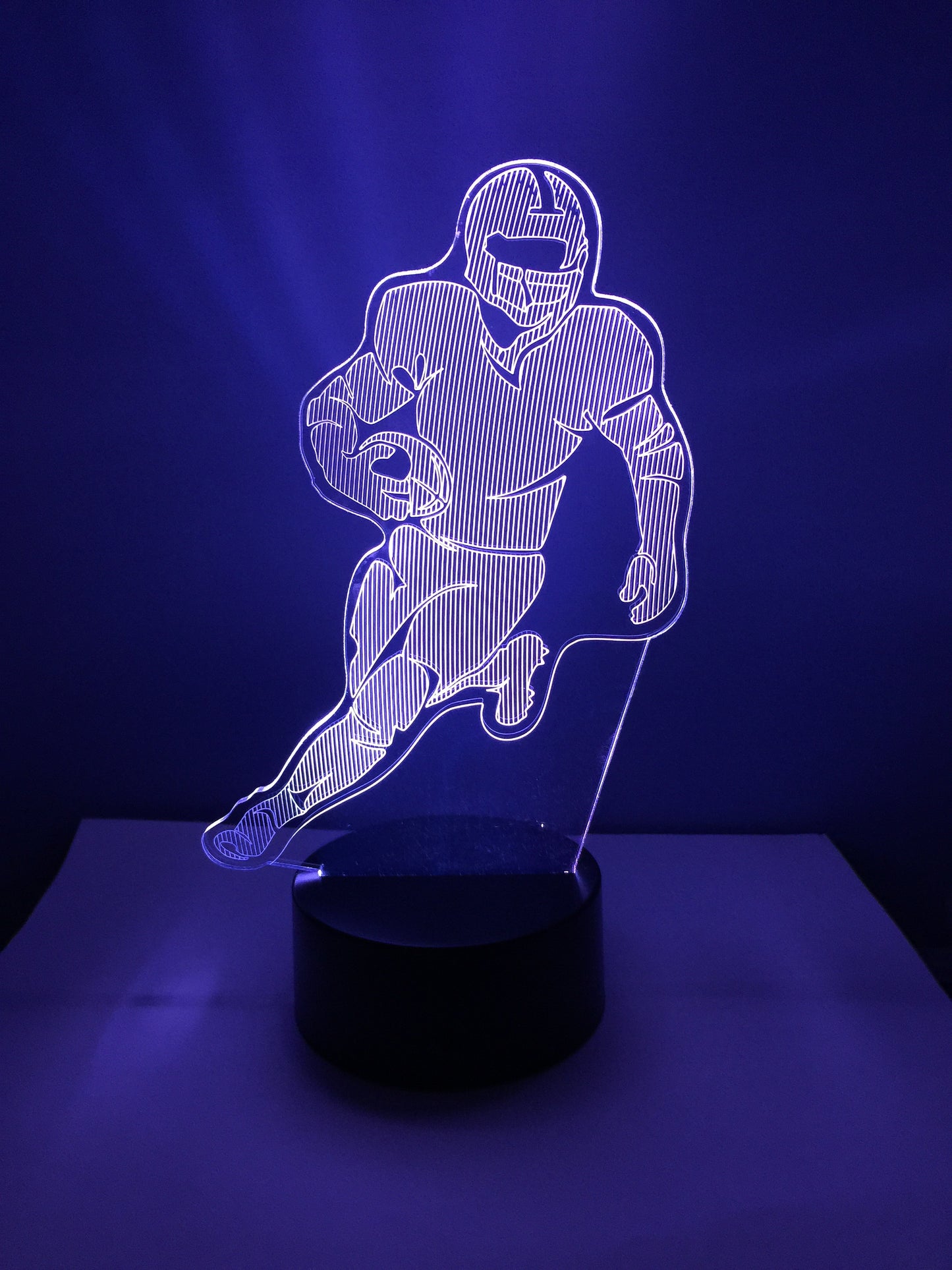 Lampe 3D DEL Joueur de Football